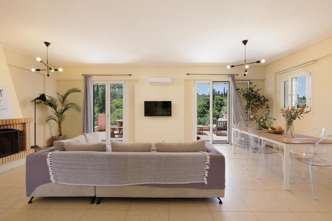Luxury Villa Perla Ágios Ioánnis Esterno foto